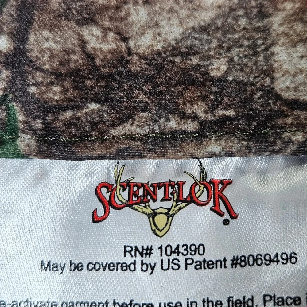 ScentLok Hunting Pants Mens 2XL Brown Realtree Xtra Camo Scent Control Technical
